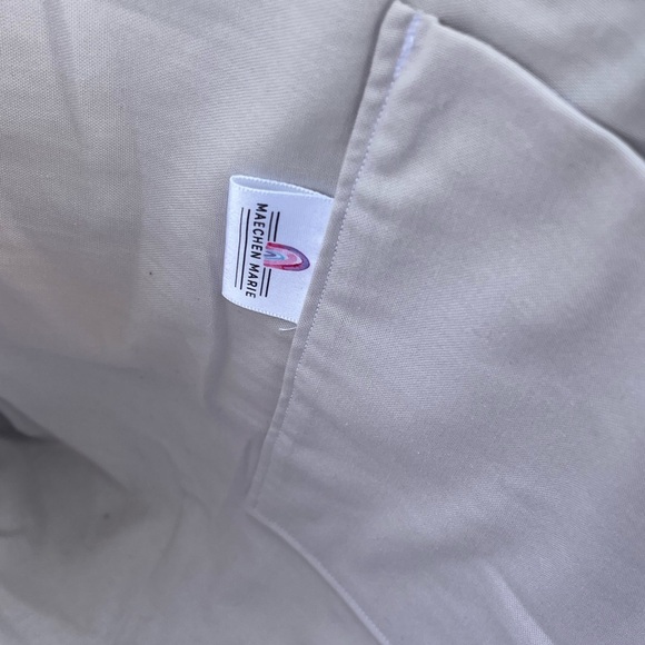 Maechen Marie Striped Fabric Shoulder Bag in Navy, White and Gold - Picture 3 of 5